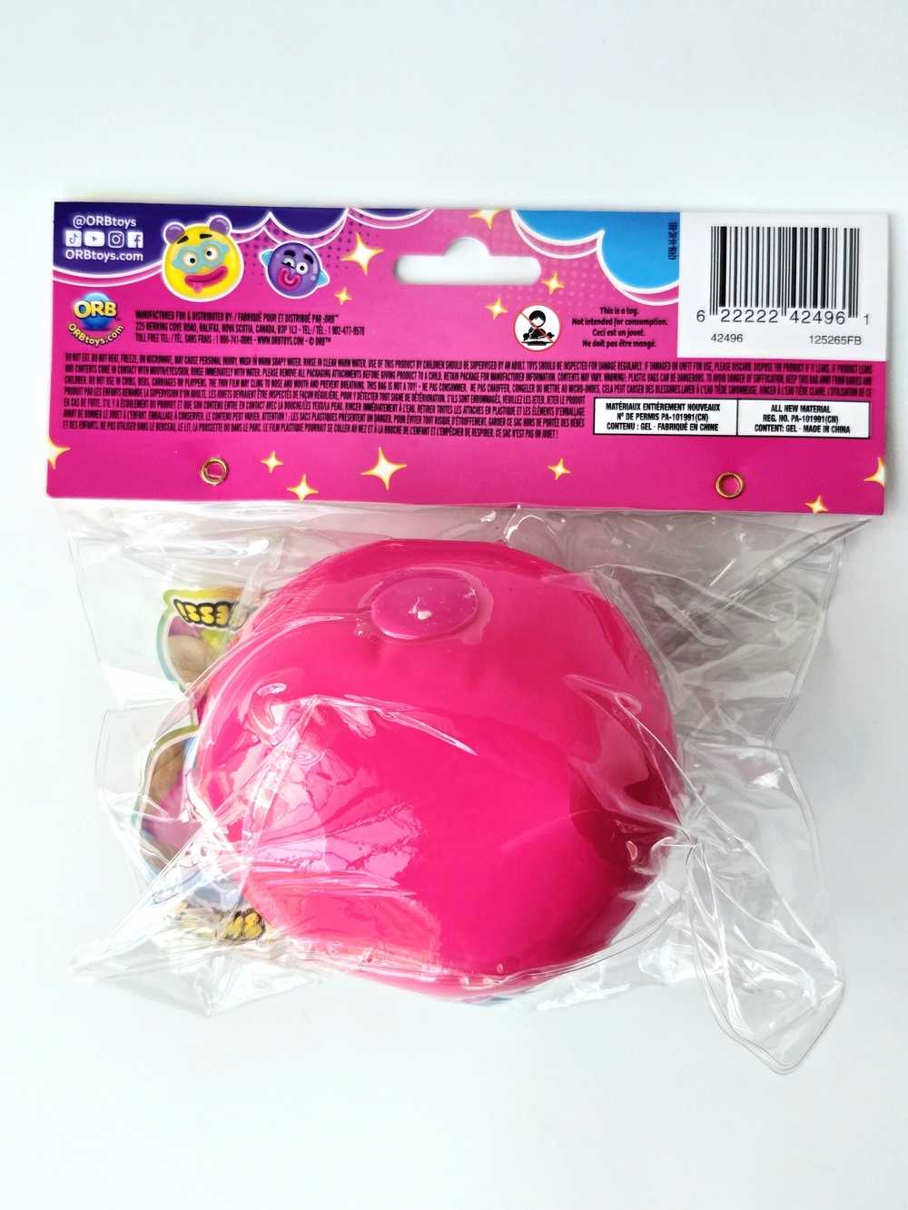 ORB Curiosities Smushers Pink Squishy Toy Face Swap Sensory Fidget NIB - Picture 5 of 5
